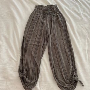 Vanilla Star Earth-toned parachute pants